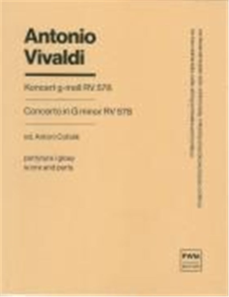 Concerto in G minor RV 578